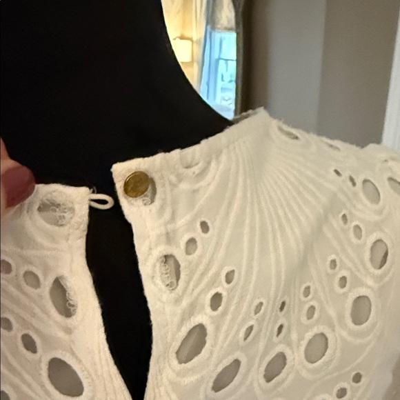 Sail to Sable White Eyelet Blouse - Picture 3 of 8